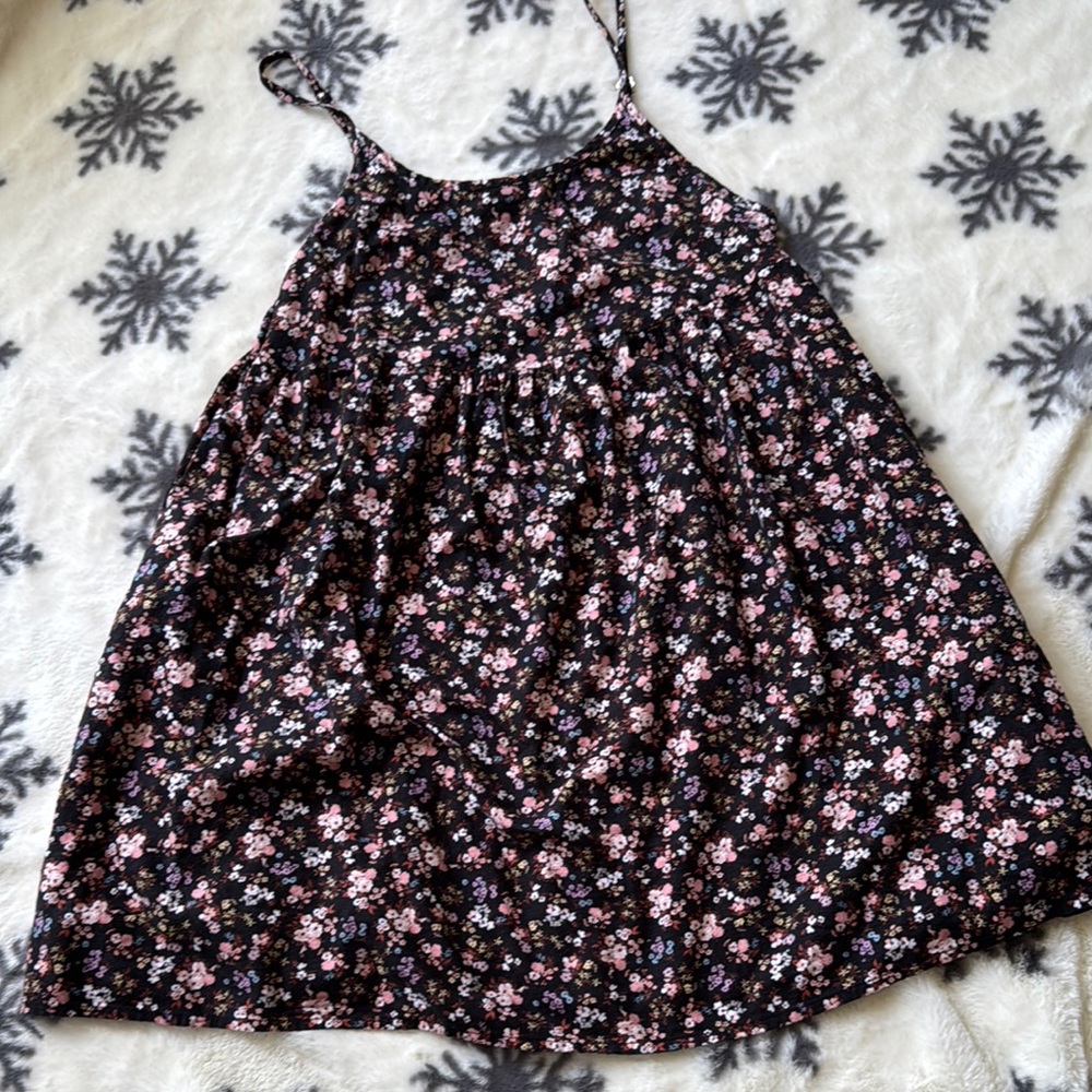 Floral Spaghetti Strap Dress